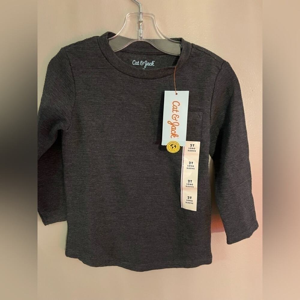 CAT AND JACK SHIRT WITH (2) PANTS SIZE 2T NWT - Picture 1 of 6